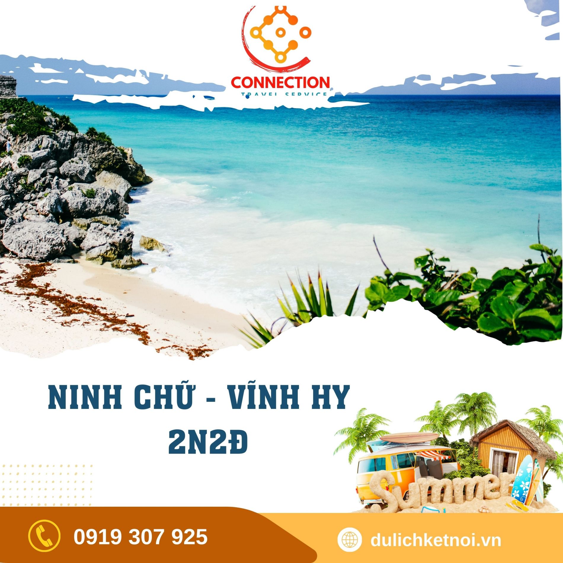 Tour Ninh Chữ | Vịnh Vĩnh Hy | Hang Rái | 2N2Đ