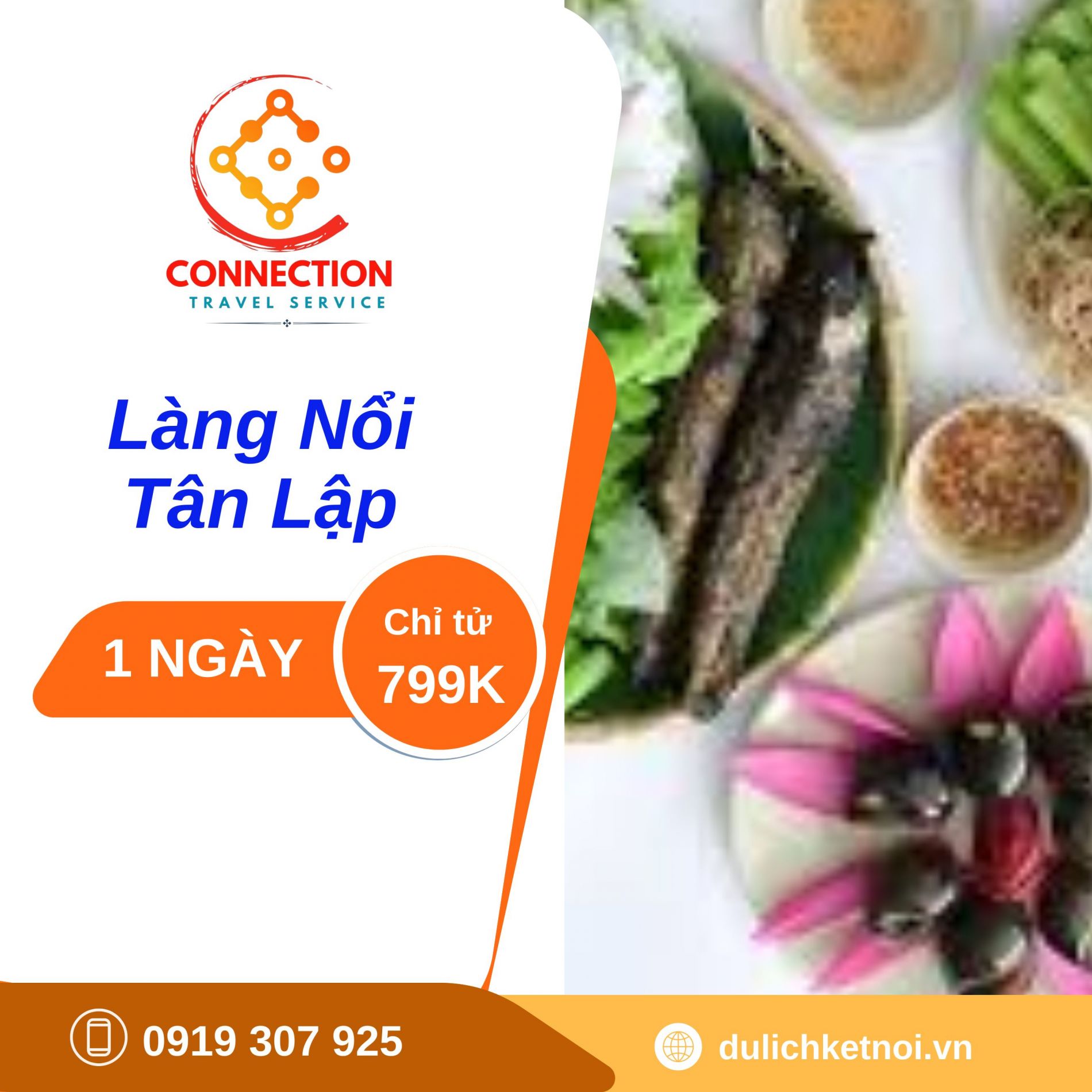 TP.HCM - Khám Phá Làng Nổi Tân Lập | 1 Ngày