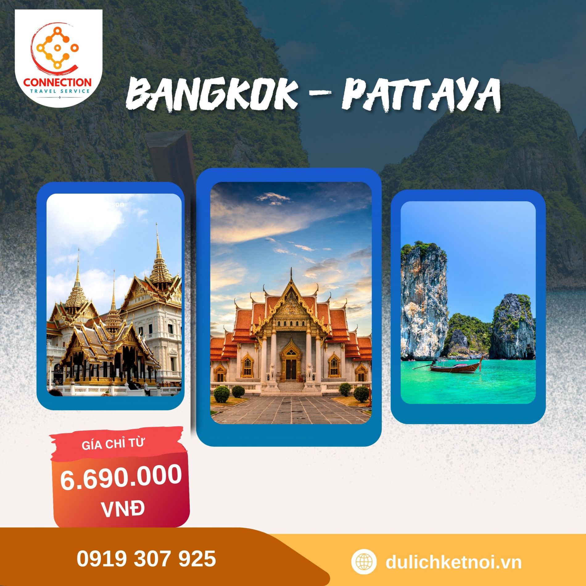 Tour Thái Lan: Bangkok | Pattaya | Café Dát Vàng - 5N4Đ