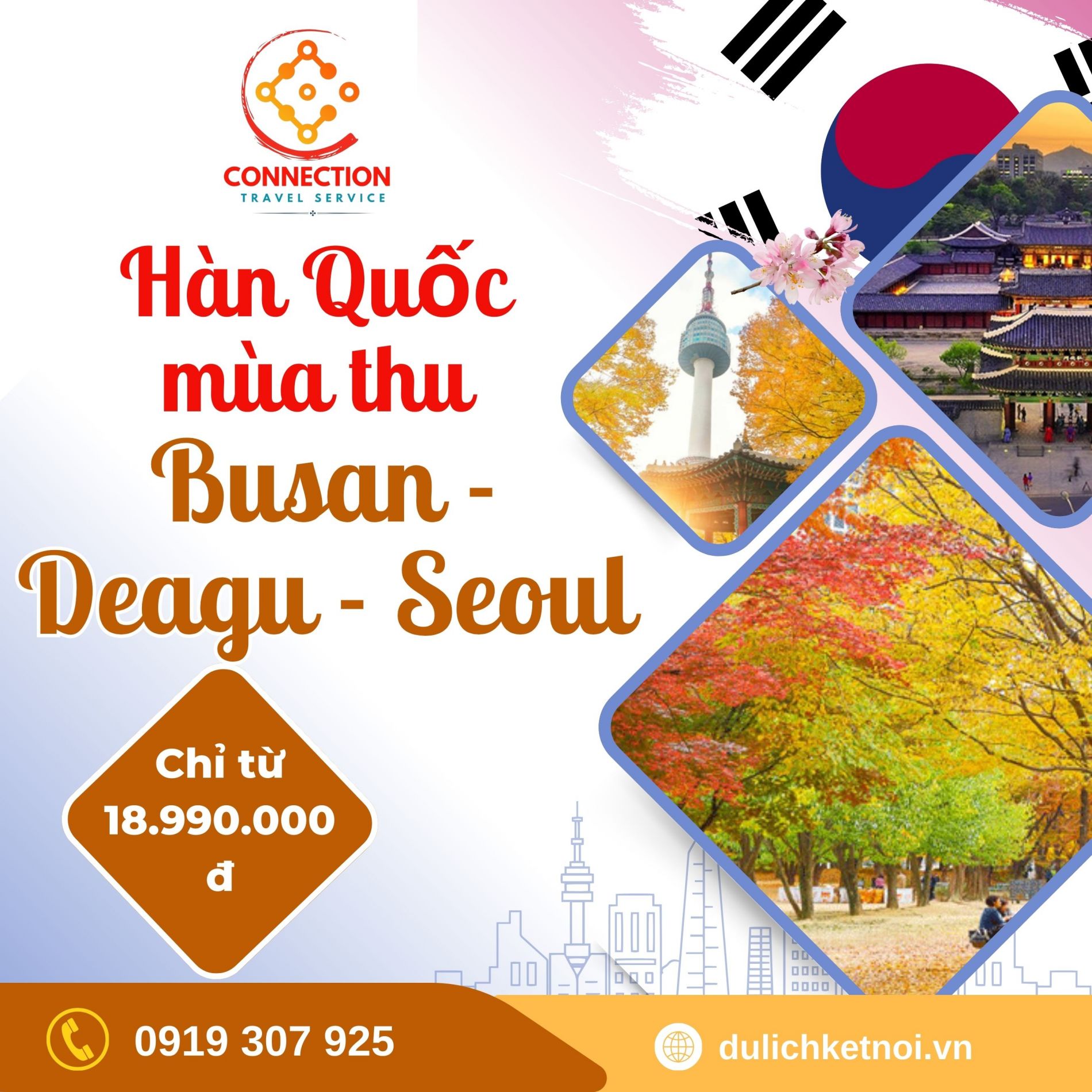 TOUR HÀN QUỐC: BUSAN  - DEAGU -SEOUL | 6N5Đ - Bay Vietnamairline